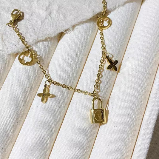 Gold LV Bracelet