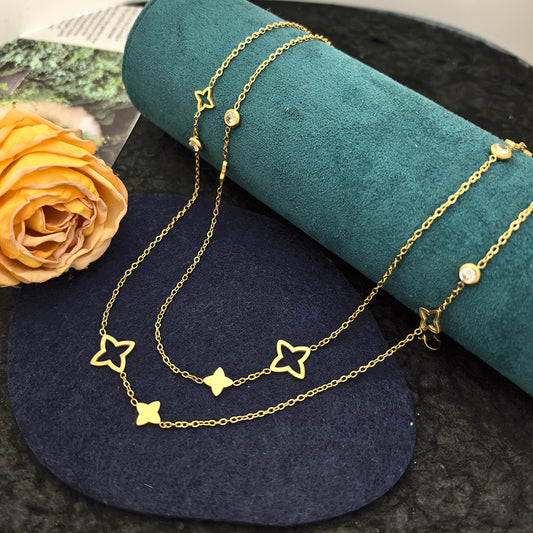 Gold Star Necklace