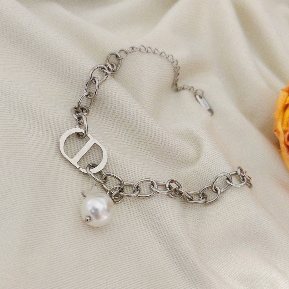 Silver CD Bracelet