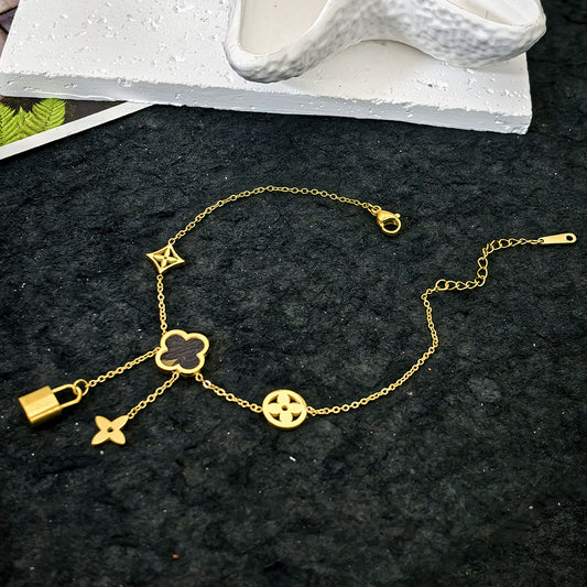 Black and Gold Bracelet